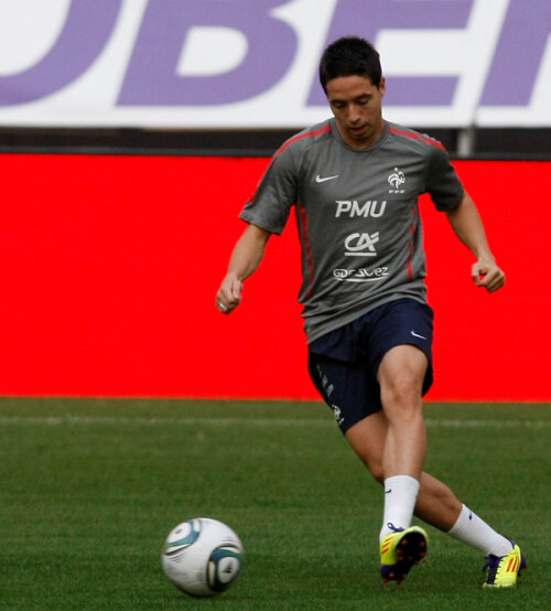 Samir Nasri ar putea lipsi la partida de mîine