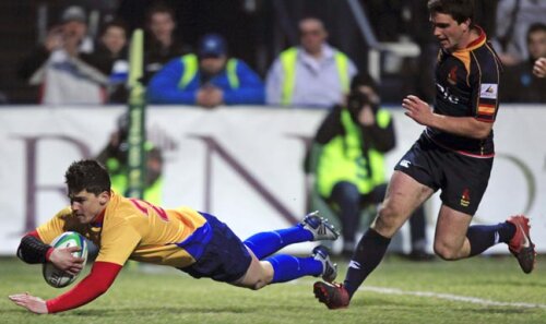 Valentin Calafeteanu ratează meciul cu Scoţia Foto: Reuters