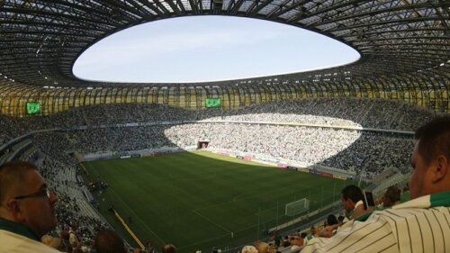 Stadionul din Gdansk a primit aseara 45.000 de spectatori, la amicalul Polonia - Germania 2-2