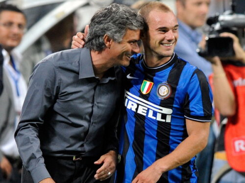 Sneijder îl consideră pe Mourinho antrenorul ideal