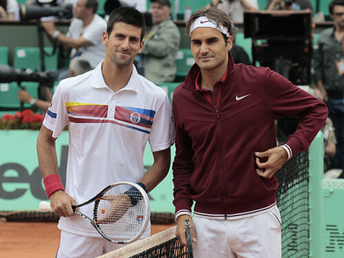 Novak Djokovici şi Roger Federer vor juca prima semifinală de la US Open