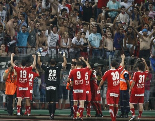 Imagini de la meciul Dinamo - Rapid de sezonul trecut, scor 3-2