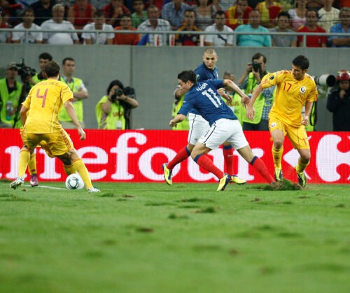 La meciul România-Franţa, 0-0 jucătorii au avut probleme majore