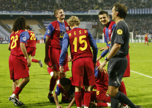 Steaua a debutat în forţă în 2006, la Kiev, 4-1 cu Dinamo