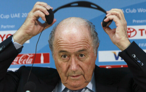 Sepp Blatter, preşedintele FIFA