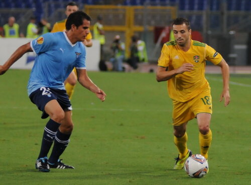 Lucian Sînmărtean a impresionat prin tehnica sa şi cu Lazio