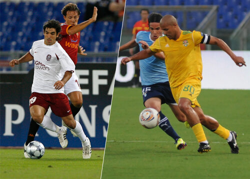 Emmanuel Culio a marcat două goluri în AS Roma, 1-2 în 2008, iar Wesley Lopez în partida de joi, Lazio-Vaslui 2-2