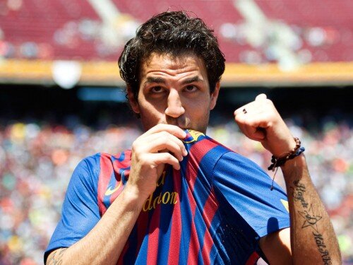 Cesc Fabregas s-a transferat în această vară de la Arsenal la Barcelona