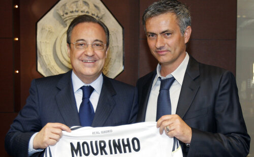 Mourinho nu are influenţă decisivă doar asupra jucătorilor. Chiar şi conducătorii se închină în faţa lui. Ultima dovadă, Perez, de la Real Madrid. Foto: reuters
