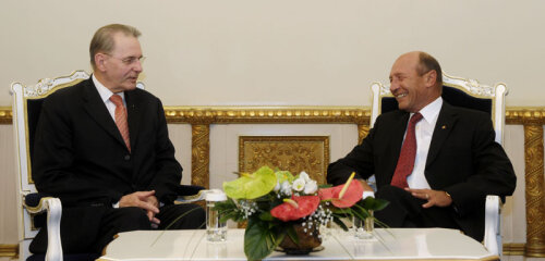 Traian Băsescu şi Jacque Rogge au inaugurat noul sediu al COSR şi Muzeul Olimpic