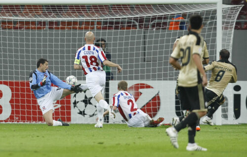 Momentul golului lui Bruno Cesar din minutul 41