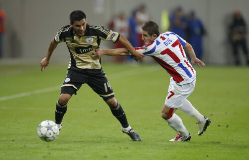 Autorul golului din Supercupa cîştigată de Oţelul cu Steaua, Laurenţiu Buş nu a reuşit nimic notabil în meciul cu Benfica