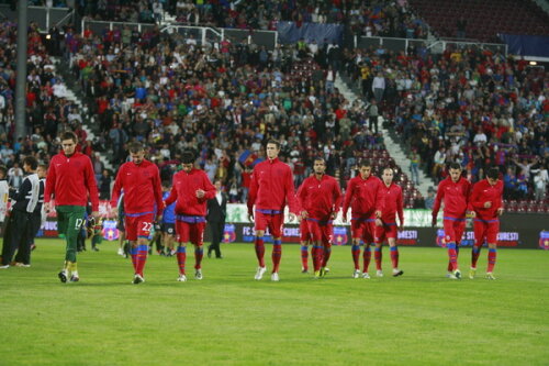 Steaua a avut 23.000 de spectatori în cele două meciuri disputate în Gruia