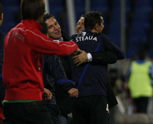 Ilie Stan la finalul meciului cu Oțelul