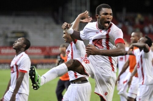 Geoffroy Serey Die la finalul dublei cu Celtic, cind Sion a obtinut calificarea in Europa League