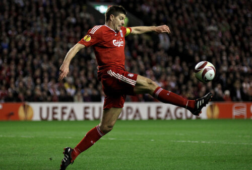 Steven Gerrard, căpitanul lui Liverpool