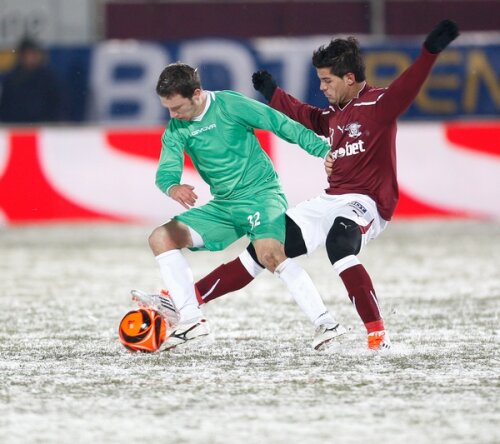 Olberdam a debutat la Rapid în meciul cu Unirea urziceni, 1-0