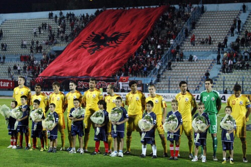 Echipa de start a României în Albania