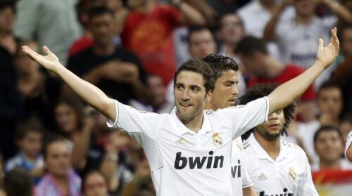 77 de goluri și 26 de pase decisive are Higuain la Real în 134 de partide în campionat. FOTO Reuters