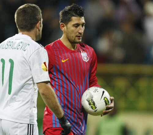 Florin Costea a ratat un penalty în minutul 7 al meciului de la Vaslui