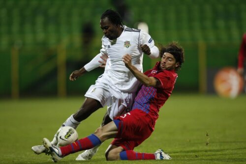 Temwanjera a fost faultat doar o singură dată în meciul cu Steaua. FOTO Alex Nicodim