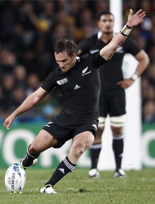 Aaron Cruden a marcat în ambele partide jucate de el la World Cup 2011 Foto: Reuters