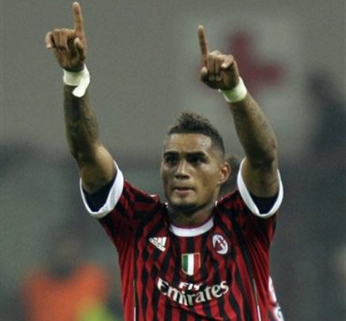 Bucuria lui Boateng după ce a marcat un gol superb