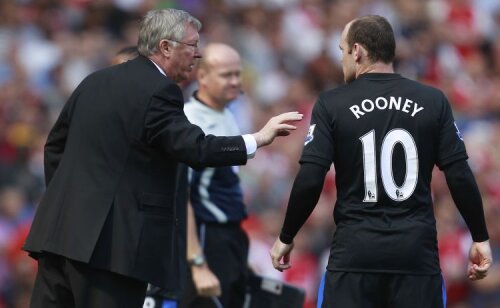 Alex Ferguson îl vedea recent pe Rooney drept un 