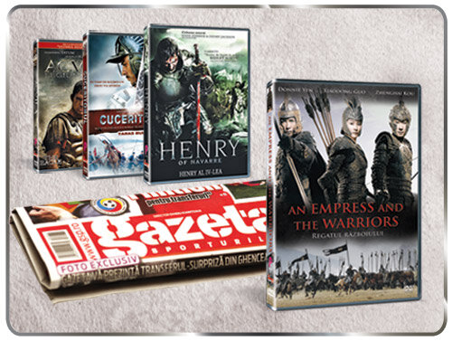 DVD Regatul razboiului, numai cu Gazeta Sporturilor