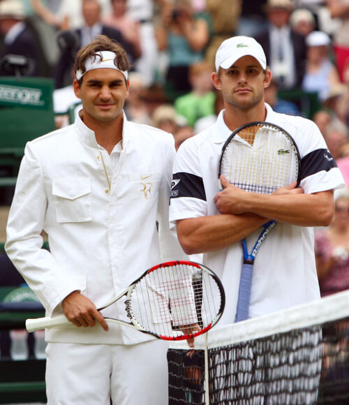 Roger Federer și Andy Roddick