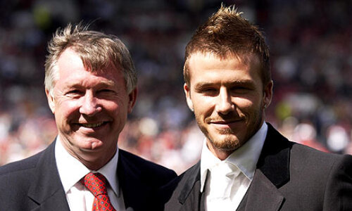 Sir Alex Ferguson și David Beckham