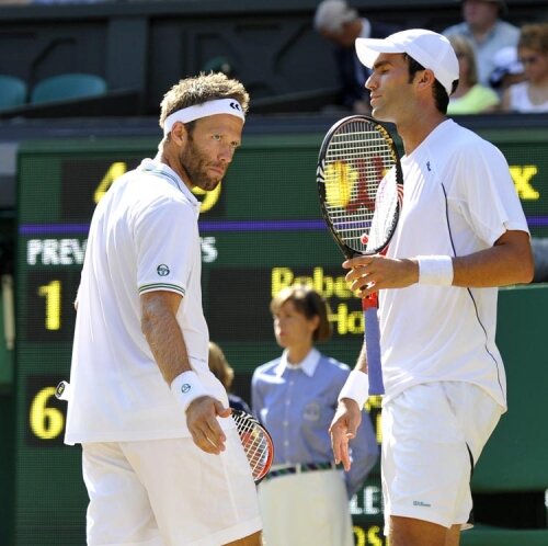 Perechea Horia Tecău/Robert Lindstedt (România/Suedia) a fost eliminată în turul al doilea la Paris (sursa foto: Getty Images)