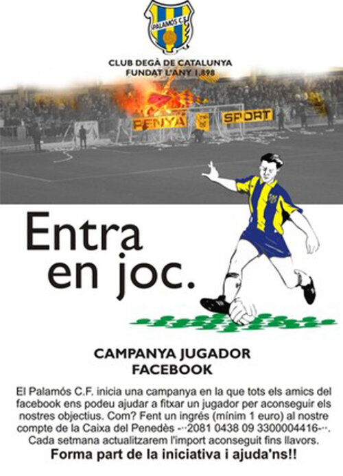 Spaniolii de la Palamos vor să transfere un jucător cu ajutorul donaţiilor făcute de fani