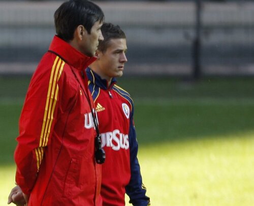 Victor Pițurcă și Gabi Torje