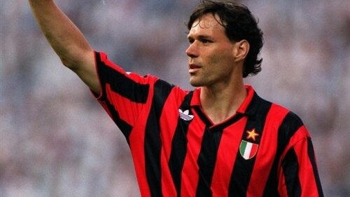 Van Basten în tricoul Milanului