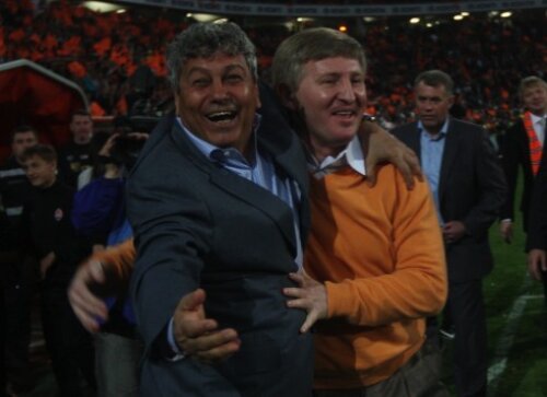 Rinat Ahmetov şi Mircea Lucescu