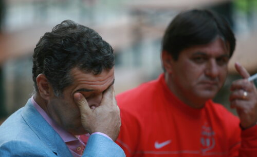 Gigi Becali și Marius Lăcătuș