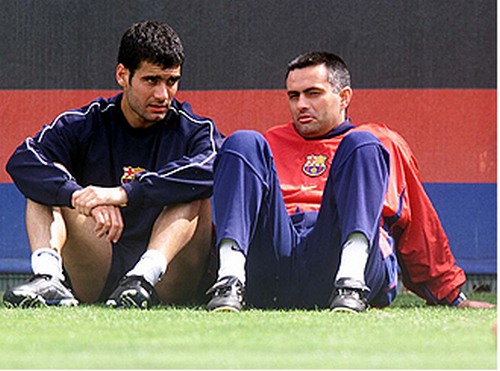 Josep Guardiola şi Jose Mourinho au fost la un pas să lucreze împreună la Barcelona ca principal, respectiv secund