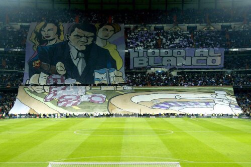 Coregrafia superbă a fanilor lui Real. Sursa foto: facebook.com/RealMadrid