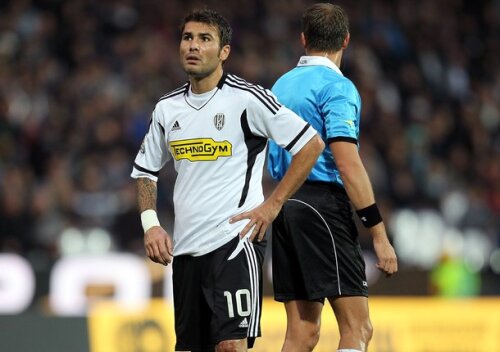 Adrian Mutu a marcat o dublă în meciul cu Genoa.