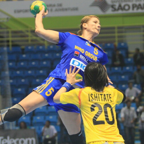 Carmen Amariei a marcat 4 goluri contra Japoniei Foto: Marius Ionescu (Sao Paulo)