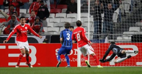 Cardozo a înscris în minutul 7