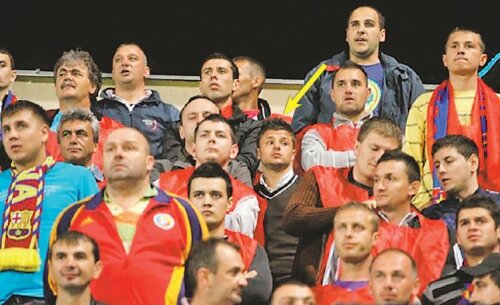 Fîrţulescu în galeria Stelei la finala Cupei 2011