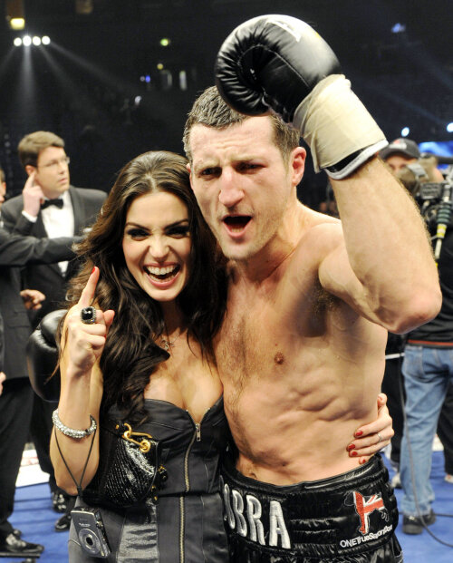 Rachael, soția lui Carl Froch, este mereu alături de pugilistul britanic foto: reuters