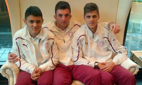 Ioniţă, Straton şi Drăghia, trei dintre jucătorii tineri care nu mai prind prima echipă.