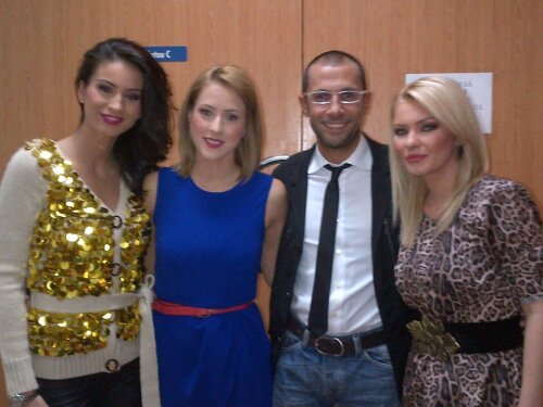 Geanina Varga, Luiza Bogdan şi Cristina Dochianu alături de Andrei Nourescu