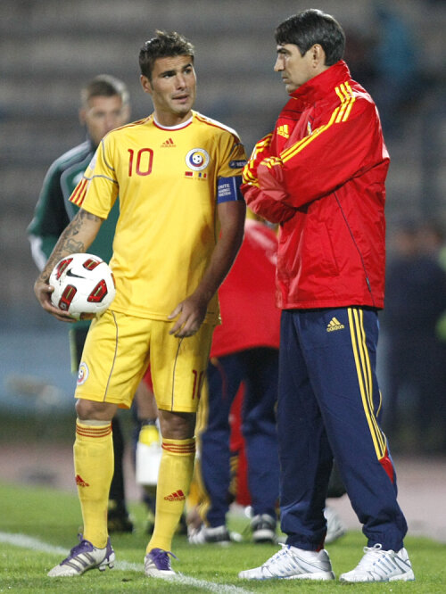 Adrian Mutu şi Victor Piţurcă