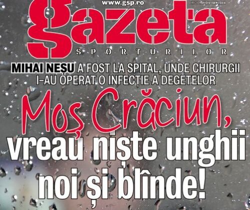 Pagina întîi a Gazetei după reportajul de la Utrecht