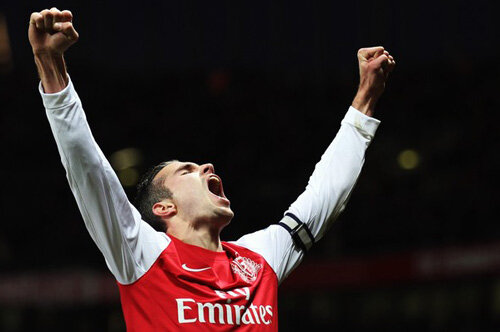 Robin Van Persie a marcat unicul gol al meciului Arsenal - QPR