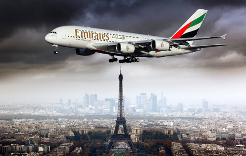 Parizienii au avut probleme în uriaşul Airbus A380.
